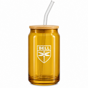 AMBER GLASS CAN