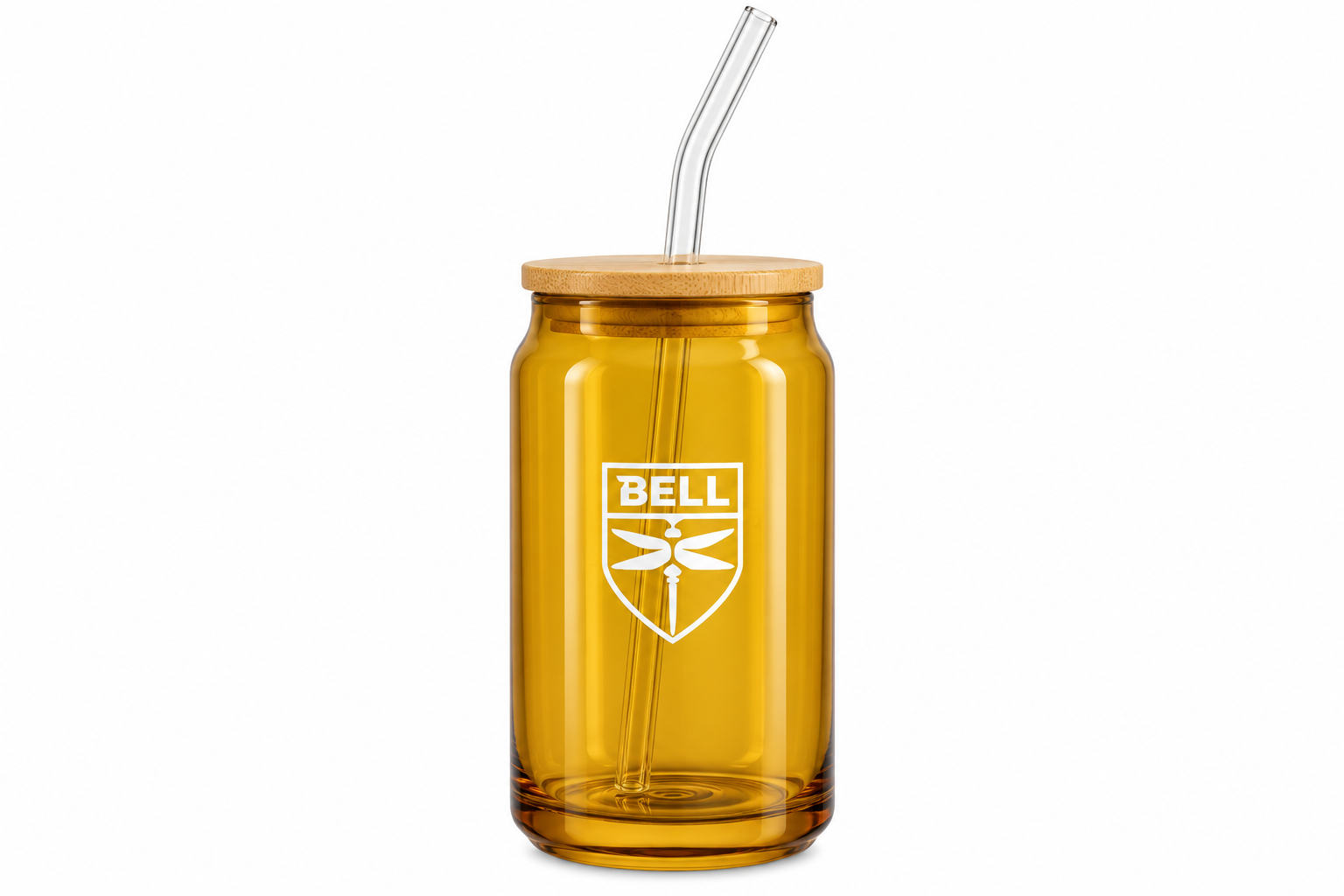 AMBER GLASS CAN