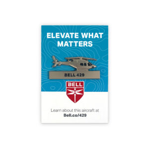 Aircraft lapel pin Bell 429