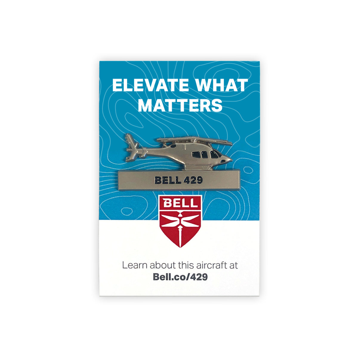 Aircraft lapel pin Bell 429